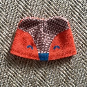 Patagonia Kids Fox Beanie - Orange and Blue